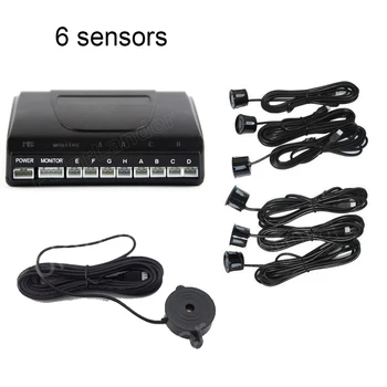 hot Car Parking sensor Radar Detector Parking System Reverse Sound Alert 6 sensors Buzzer Backup 9 Colors available
hot Car Parking sensor Radar Detector Parking System Reverse Sound Alert 6 sensors Buzzer Backup 9 Colors available