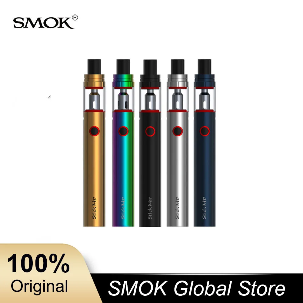 SMOK Stick M17 Kit with 1300mah battery 2ml capacity & Stick M17 coil style vape pen SMOK starter Kit Stick M17
SMOK Stick M17 Kit with 1300mah battery 2ml capacity & Stick M17 coil style vape pen SMOK starter Kit Stick M17