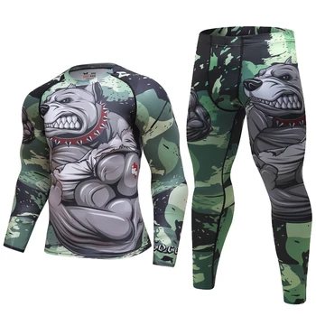 Mens tracksuit Set 3D animal Compression T-Shirt+Pants Skin Tight Long Sleeves Fitness Rashguard MMA Sets Men Gyms Fitness Suit
Mens tracksuit Set 3D animal Compression T-Shirt+Pants Skin Tight Long Sleeves Fitness Rashguard MMA Sets Men Gyms Fitness Suit