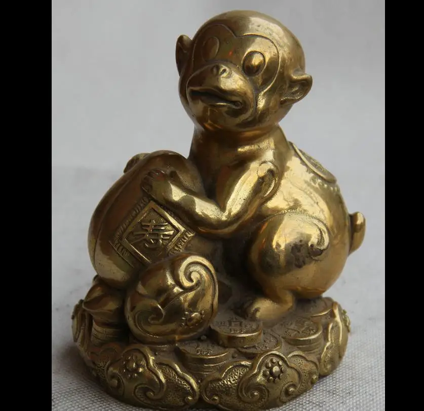 671115888*++Chinese Brass Zodic Year Monkey Ru Yi Auspicious Peach Wealth Statue Sculpture
671115888*++Chinese Brass Zodic Year Monkey Ru Yi Auspicious Peach Wealth Statue Sculpture
