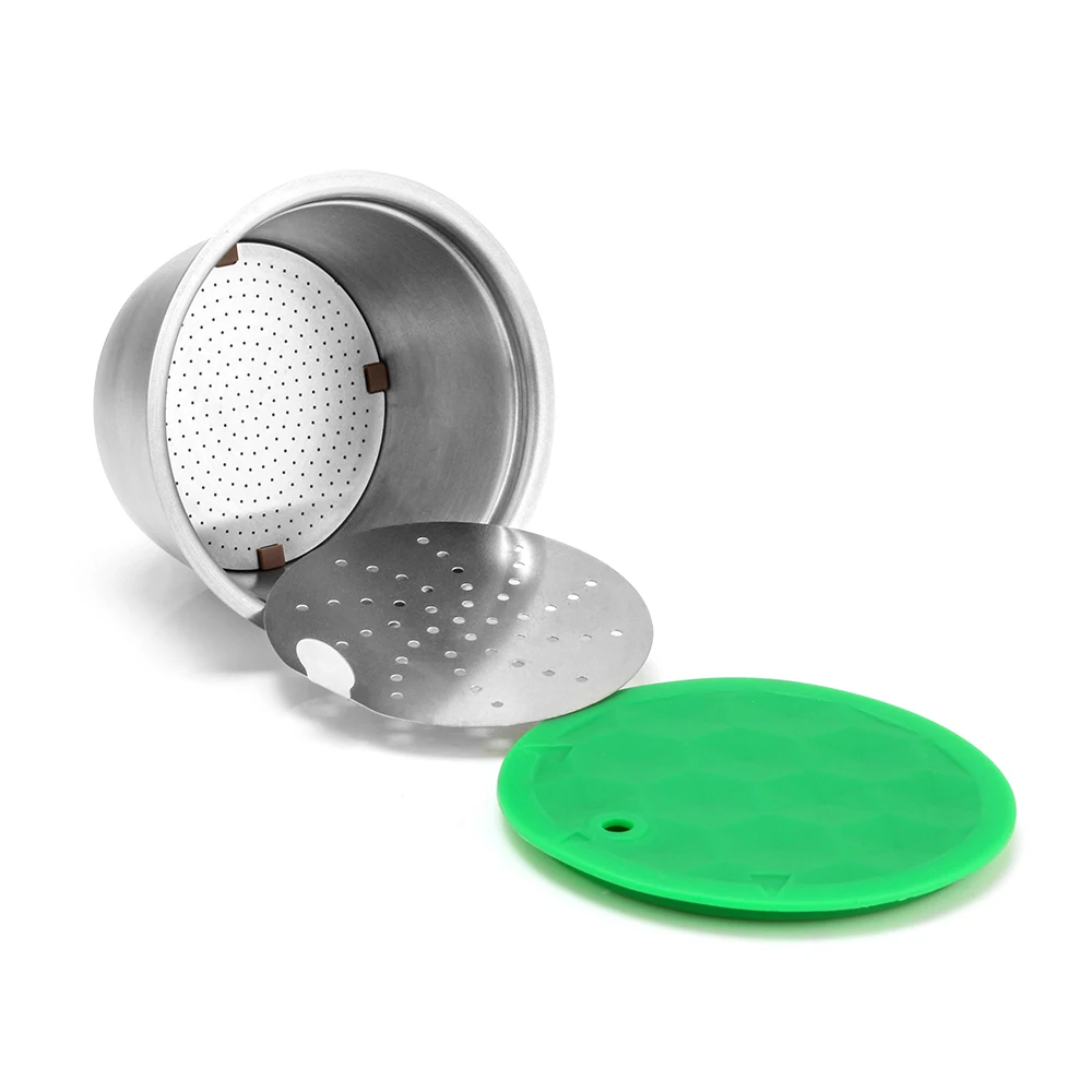 Refillable STAINLESS STEEL Metal Reusable Dolce Gusto Capsule Silicone Cover Dolci Gusto Coffee Machine Coffee Spoon with Clip
Refillable STAINLESS STEEL Metal Reusable Dolce Gusto Capsule Silicone Cover Dolci Gusto Coffee Machine Coffee Spoon with Clip