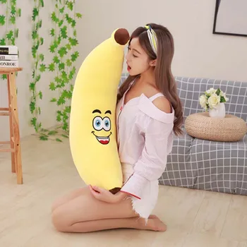 Cute simulation banana plush toy pillow doll sleeping pillow Down cotton elastic send girlfriend children plush toys 55/65cm
Cute simulation banana plush toy pillow doll sleeping pillow Down cotton elastic send girlfriend children plush toys 55/65cm