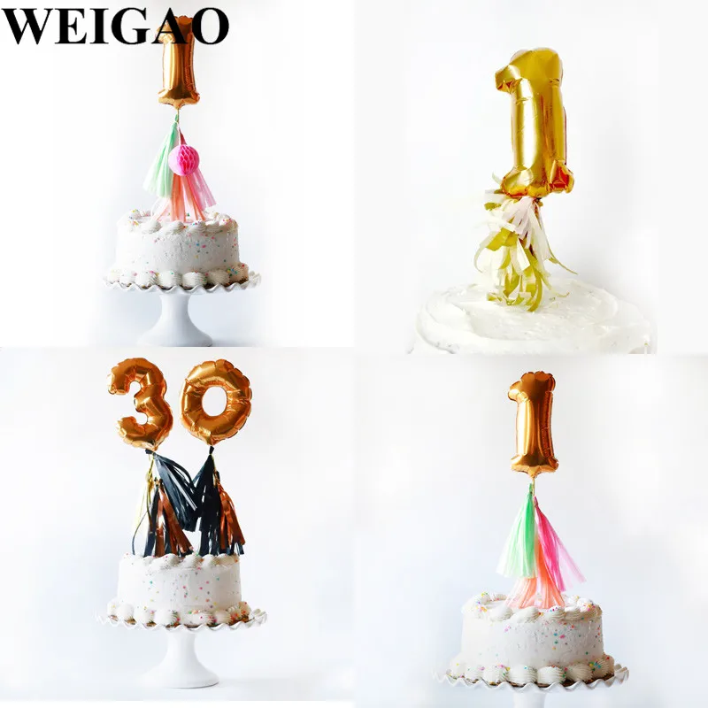 WEIGAO 7inch Birthday Party Cake Toppers Mini Number Foil Balloon Cake Toppers For Happy Birthday Decor Cake Decorating Supplies
WEIGAO 7inch Birthday Party Cake Toppers Mini Number Foil Balloon Cake Toppers For Happy Birthday Decor Cake Decorating Supplies