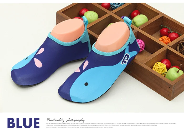Summer Children Water Shoes Breathable Quick Dry Swimming Fins Aqua Socks Wetsuit Prevent Scratche Warming Slip-on Beach Schuhe (9)