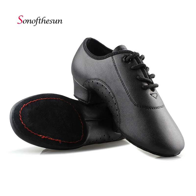 Ballroom adult men latin tango dance shoes salsa Modern Brand new children boy