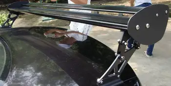 Clip-type Universal aluminium alloy double spoiler wing for big, medium, small cars 135cm, adjustable width, no drilling need
Clip-type Universal aluminium alloy double spoiler wing for big, medium, small cars 135cm, adjustable width, no drilling need
