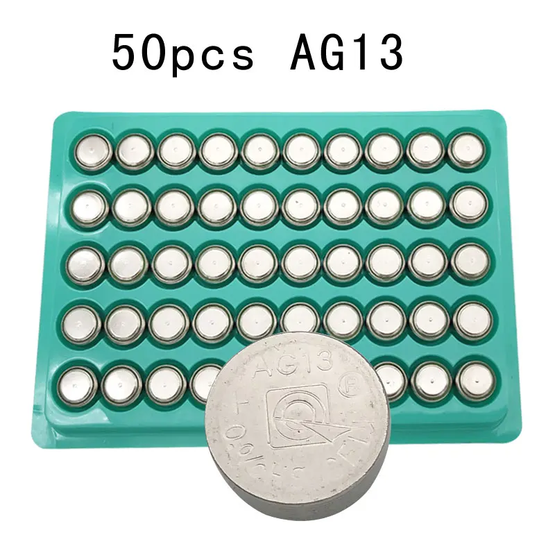 100Pcs LR44 357A A76 303 AG13 SR44SW SP76 L1154 RW82 RW42 1.5V Battery Alkaline Button Cell watch toys Batteries
100Pcs LR44 357A A76 303 AG13 SR44SW SP76 L1154 RW82 RW42 1.5V Battery Alkaline Button Cell watch toys Batteries