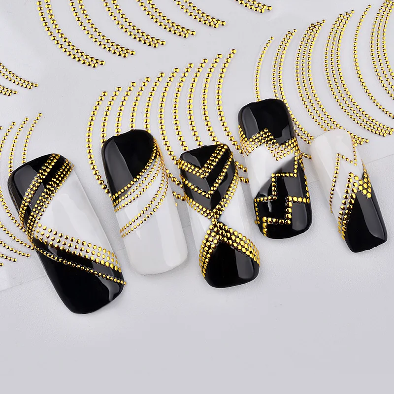 1Set Tips Nails Art Decoration Set Flowers Designs Gold Stickers Metallic Decals Accessory Tool 3D Nail Art Stickers Patch
1Set Tips Nails Art Decoration Set Flowers Designs Gold Stickers Metallic Decals Accessory Tool 3D Nail Art Stickers Patch