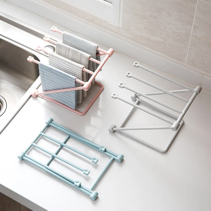 1PC Creative Multi-function Foldable Vertical Floor Rag Kitchen Towel Rack Free Punching Table Storage Rack Water Cup Drain Rack
1PC Creative Multi-function Foldable Vertical Floor Rag Kitchen Towel Rack Free Punching Table Storage Rack Water Cup Drain Rack