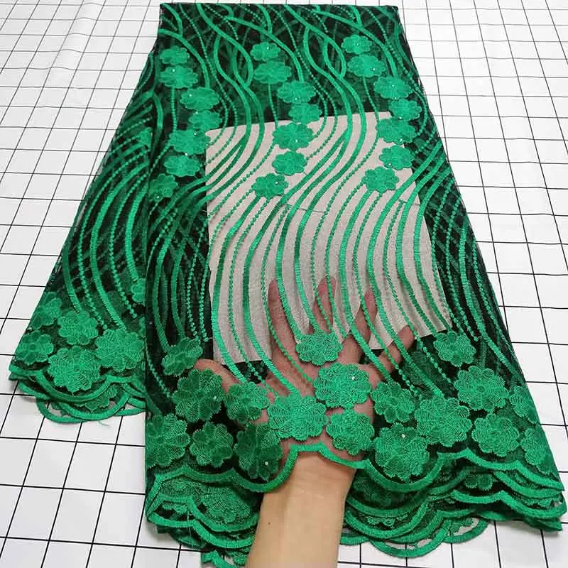 Black/Green African Lace Fabric 2019 High Quality Stones Embroidery French Tulle Lace Fabric, Nigerian Lace for Wedding Party
Black/Green African Lace Fabric 2019 High Quality Stones Embroidery French Tulle Lace Fabric, Nigerian Lace for Wedding Party