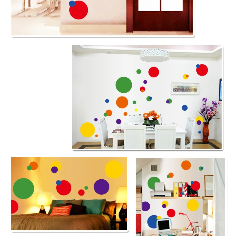 Colored Circles Wall Sticker 2_03