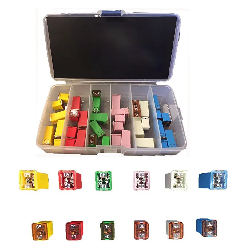 36 pc Automotive Combination LOW and TALL/STD PROFILE JCASE Box Shaped Assortment Fuse Kit for Pickup Trucks Cars and SUVs
36 pc Automotive Combination LOW and TALL/STD PROFILE JCASE Box Shaped Assortment Fuse Kit for Pickup Trucks Cars and SUVs