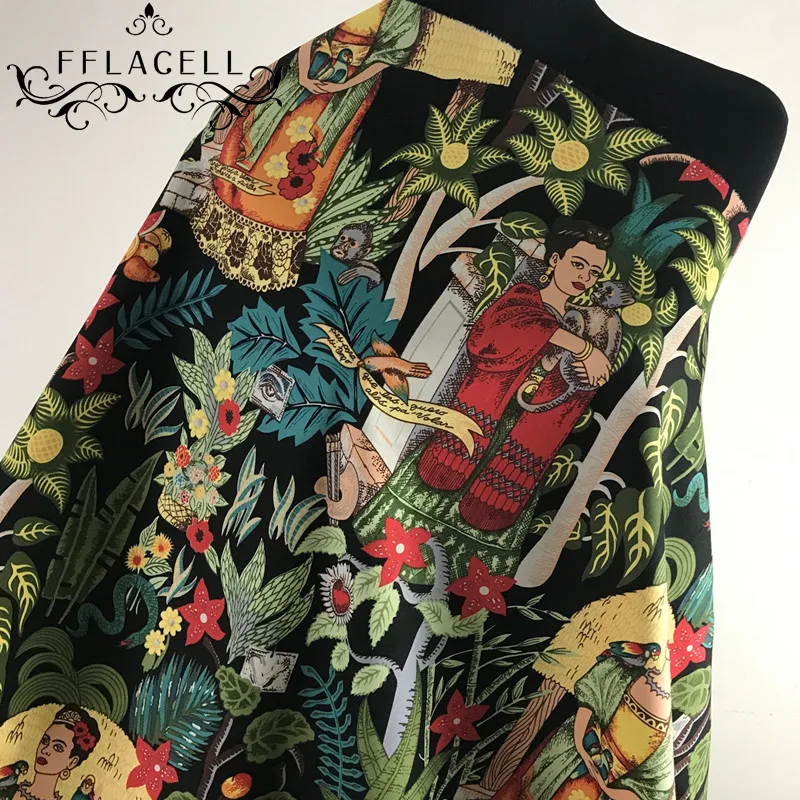 FFLACELL 50*140cm restoring Stretch twill printed poplin Florida garden Patchwork of Cotton Fabric tissus
FFLACELL 50*140cm restoring Stretch twill printed poplin Florida garden Patchwork of Cotton Fabric tissus