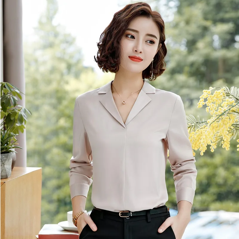 High Quality 2018 Spring Fall Long Sleeved Blouses & Shirts Women Business Work Wear Blouse Uniform Styles Female Tops Clothes
High Quality 2018 Spring Fall Long Sleeved Blouses & Shirts Women Business Work Wear Blouse Uniform Styles Female Tops Clothes