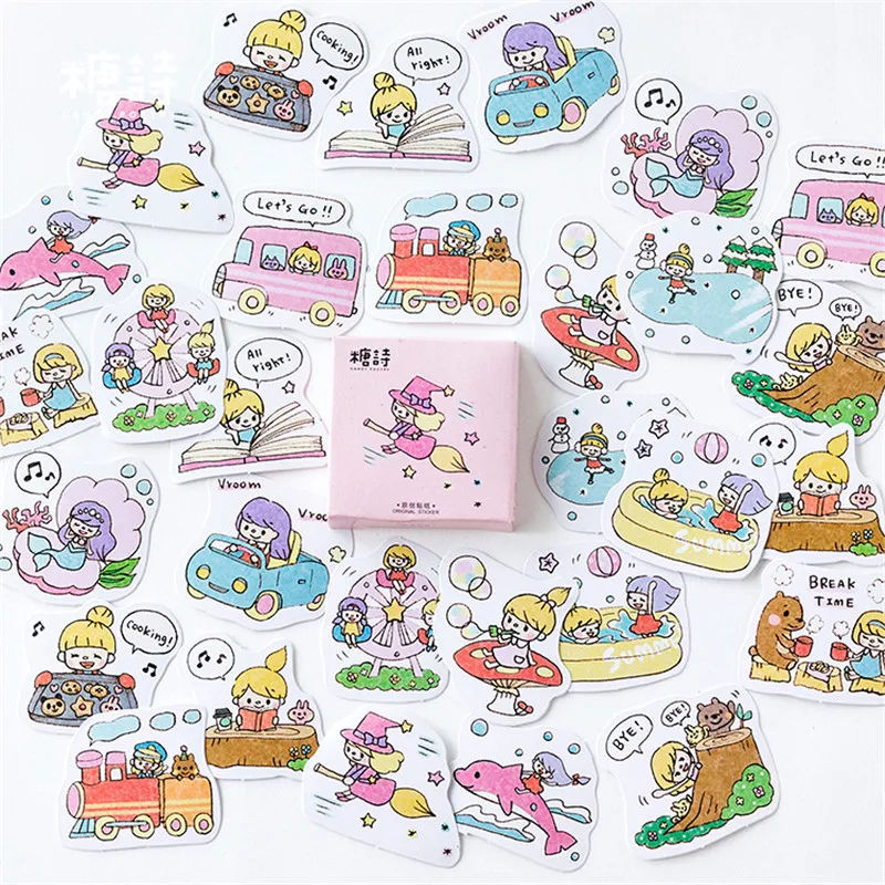 Stickers Scrapbooking diy Letter kawaii cartoon girls Sealing Label waterproof Decorative Sticker Diary Albums Bullet Journal
Stickers Scrapbooking diy Letter kawaii cartoon girls Sealing Label waterproof Decorative Sticker Diary Albums Bullet Journal