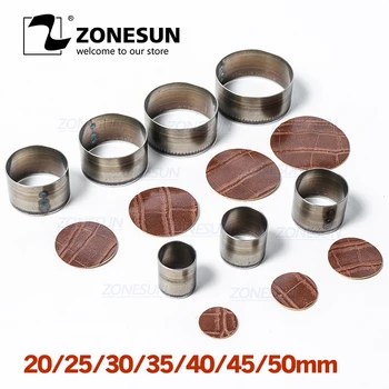 ZONESUN Full Steel Leather Cutting Die Steel Rule Die 20/25/30/50mm Round Mold Punching Clicker Die For Cutting Out Leather PVC
ZONESUN Full Steel Leather Cutting Die Steel Rule Die 20/25/30/50mm Round Mold Punching Clicker Die For Cutting Out Leather PVC