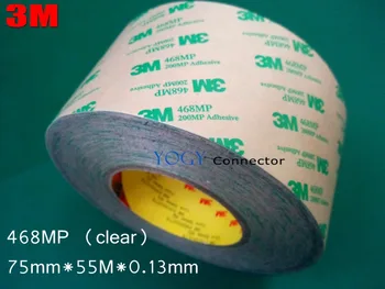 3M 468MP, (75mm*55M*0.13mm) High Performance Adhesive Transfer Tapes with Adhesive 200MP, Metal Nameplates Rating Plates Bond
3M 468MP, (75mm*55M*0.13mm) High Performance Adhesive Transfer Tapes with Adhesive 200MP, Metal Nameplates Rating Plates Bond