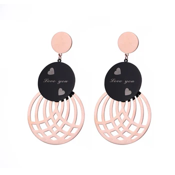 EUEAVAN 5 Pairs Fashion-forward Rose Gold Color Geometric Drop Dangle Earrings Stainless Steel Loving Jewelry For Girlfriend
EUEAVAN 5 Pairs Fashion-forward Rose Gold Color Geometric Drop Dangle Earrings Stainless Steel Loving Jewelry For Girlfriend