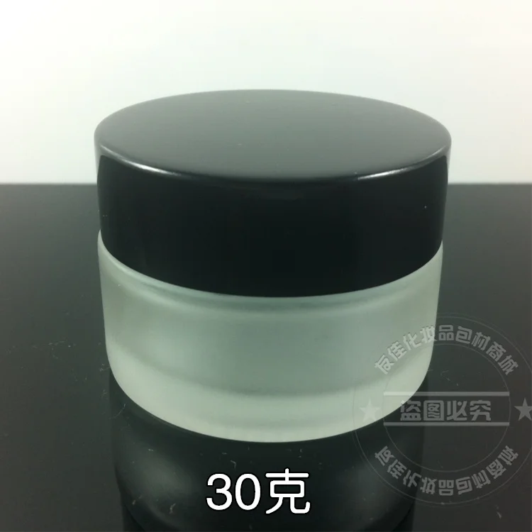 50pieces 30g clear frosted cream jar,1oz glass cosmetic jar with black cap ,wholesale glass jar or cream container for eye cream
50pieces 30g clear frosted cream jar,1oz glass cosmetic jar with black cap ,wholesale glass jar or cream container for eye cream