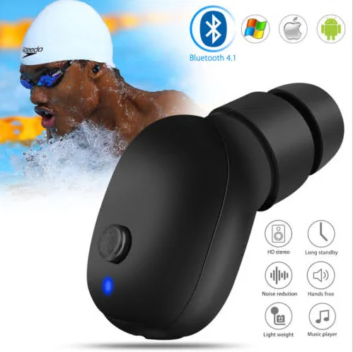 Bluetooth Mini Wireless Waterproof Stereo Earphone Earbud Sport Headset Headphone For Running Swimming Waterproof
Bluetooth Mini Wireless Waterproof Stereo Earphone Earbud Sport Headset Headphone For Running Swimming Waterproof