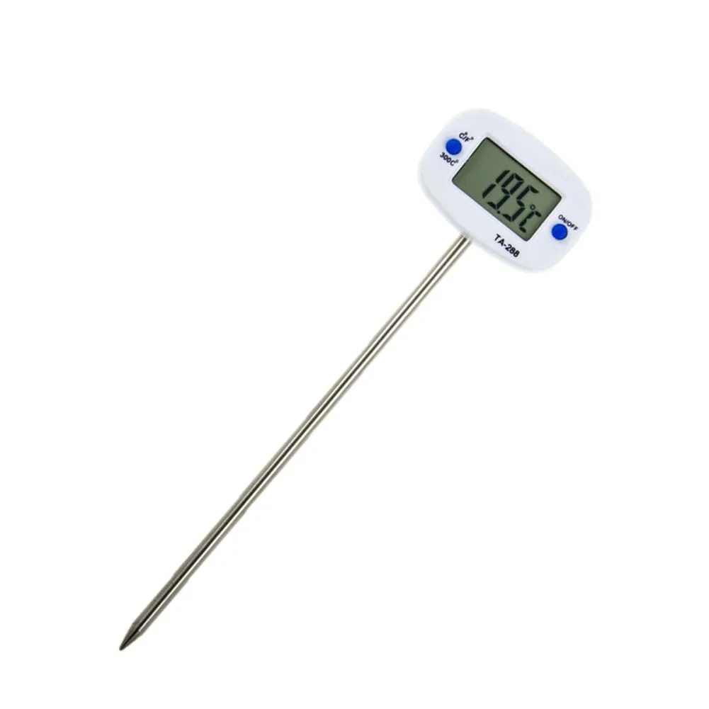 TA288 Pin Shape Digital Termometer Instant Read Pocket Oil Milk Coffee Water Test Kitchen Cooking Thermometer Digital W