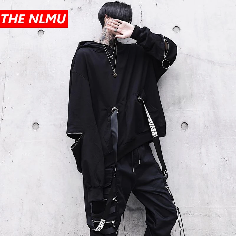 Harajuku Hip Hop Loose Hoodies Sweatshirts Men 2018 Hooded Ribbon Pullover Hoodie Mens Streetwear Tracksuit Hoody Black GW002
Harajuku Hip Hop Loose Hoodies Sweatshirts Men 2018 Hooded Ribbon Pullover Hoodie Mens Streetwear Tracksuit Hoody Black GW002