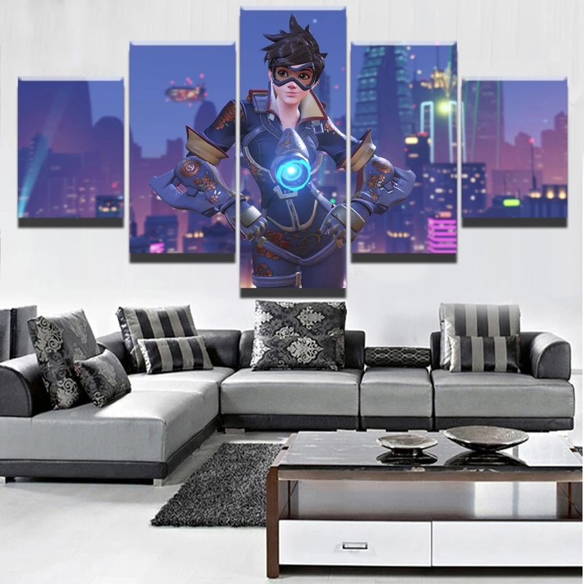 5 Pieces Landscape Architecture Painting Modern Home Decor Art HD Printed Overwatch Tracer Game Poster On Canvas For Living Room
5 Pieces Landscape Architecture Painting Modern Home Decor Art HD Printed Overwatch Tracer Game Poster On Canvas For Living Room
