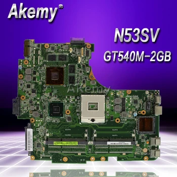Akemy N53SV Laptop motherboard For Asus N53SV N53SN N53SM N53S N53 Test original mainboard GT540M-2GB
Akemy N53SV Laptop motherboard For Asus N53SV N53SN N53SM N53S N53 Test original mainboard GT540M-2GB