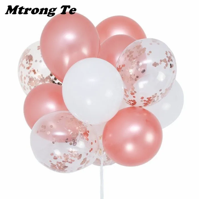 15pcs/lot 12inch Rose Gold confetti transparent Latex Balloons Wedding Birthday Party Decoration Helium gift Supplies Air Globos
15pcs/lot 12inch Rose Gold confetti transparent Latex Balloons Wedding Birthday Party Decoration Helium gift Supplies Air Globos