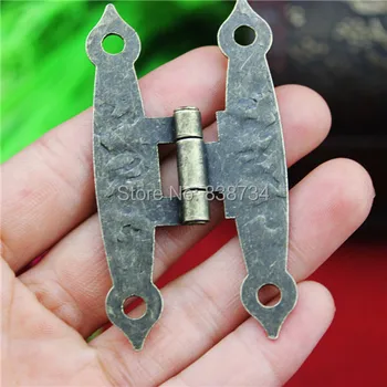 10pcs 65*34*0.6mm high quality steel with antique bronze color wooden package jewelry H type hinge
10pcs 65*34*0.6mm high quality steel with antique bronze color wooden package jewelry H type hinge