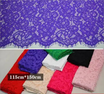 Color Eyelash Lace Soft Fabric 150x150cm per pc, 2pcs/lot Chantilly Lace, French Bilateral Chantilly Lace Fabric
Color Eyelash Lace Soft Fabric 150x150cm per pc, 2pcs/lot Chantilly Lace, French Bilateral Chantilly Lace Fabric