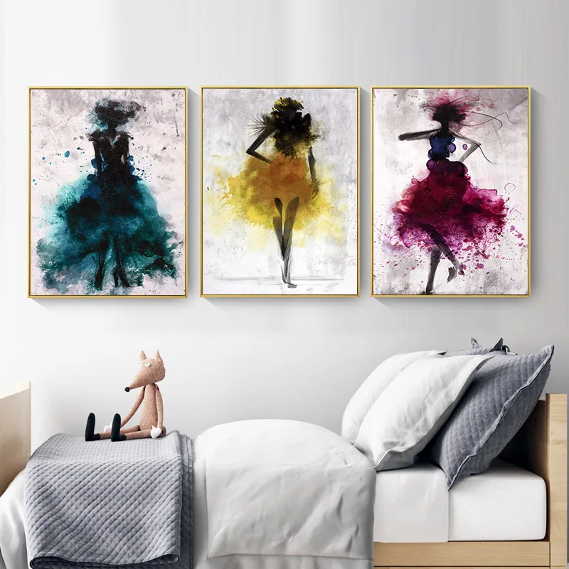 Watercolor Abstract Girl Art Canvas Art Print Painting Nordic Poster Picture Posters Wall Pictures For Home Wall Decor Unframed
Watercolor Abstract Girl Art Canvas Art Print Painting Nordic Poster Picture Posters Wall Pictures For Home Wall Decor Unframed