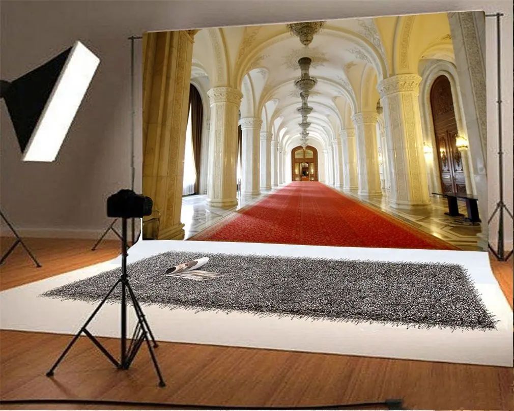 Photography Backdrop Castle Luxurious Palace Droplights Pillars Red Carpet European Archiculture Interior Girl Photo Background
Photography Backdrop Castle Luxurious Palace Droplights Pillars Red Carpet European Archiculture Interior Girl Photo Background