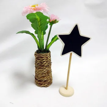 30pcs Star Shape Wooden Blackboard Price Display Stick Stand Holder DIY Message Stand Chalkboard Notice Blackboard 18x8.5cm
30pcs Star Shape Wooden Blackboard Price Display Stick Stand Holder DIY Message Stand Chalkboard Notice Blackboard 18x8.5cm