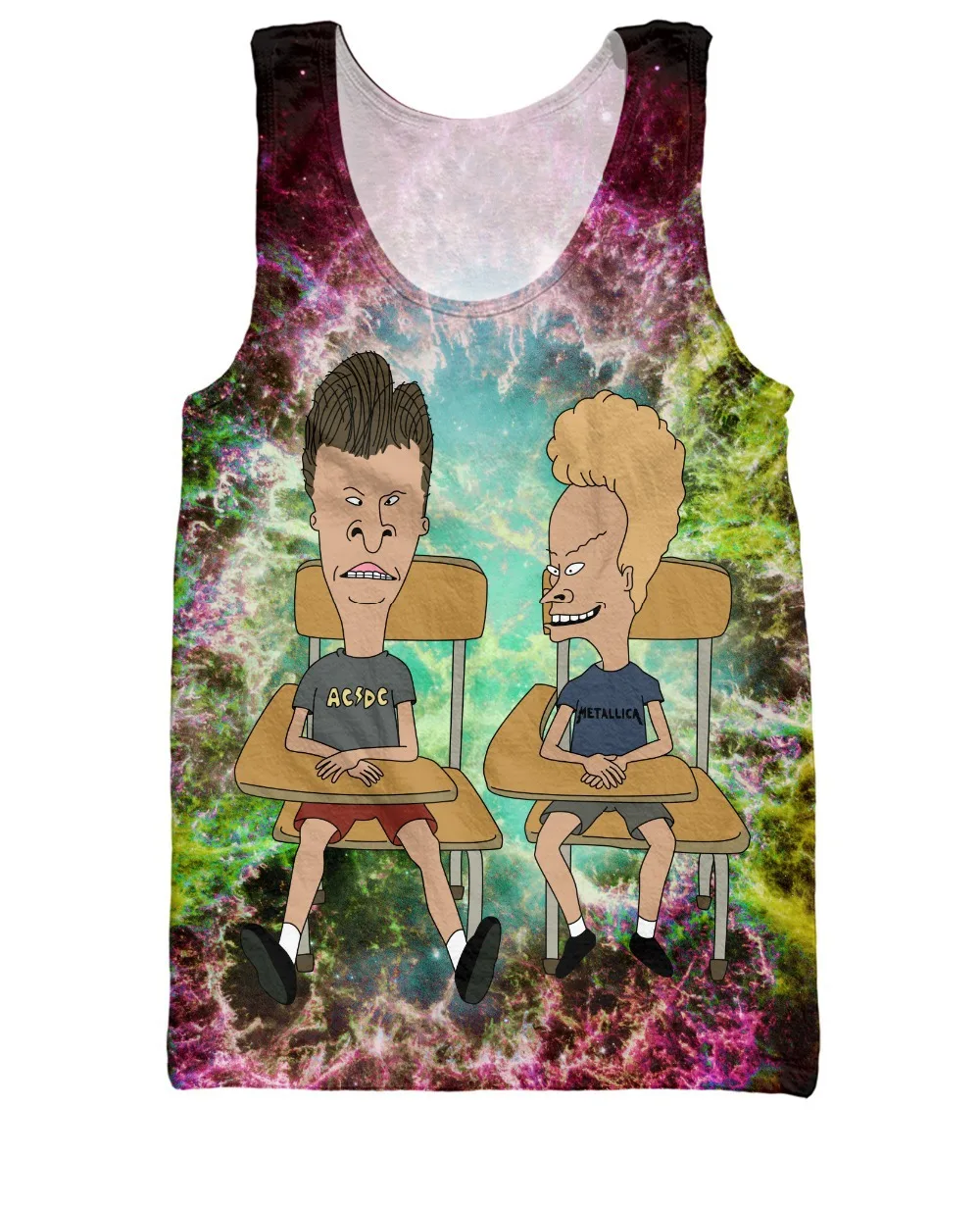 Free Shipping Women Men Tops Totally 90s Cartoon Character Vest Beavis and Butthead Tank Top Summer Style casual tees Plus Size
Free Shipping Women Men Tops Totally 90s Cartoon Character Vest Beavis and Butthead Tank Top Summer Style casual tees Plus Size