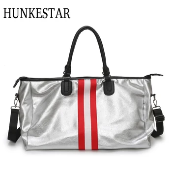 2019 wholesale leather travel bag women men sport bag striped gym bags for fitness Sac De Sport handbag shoulder bags
2019 wholesale leather travel bag women men sport bag striped gym bags for fitness Sac De Sport handbag shoulder bags