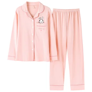 Pajamas For Women Lapel Long Sleeve Pants Autumn Cotton Korean print pajamas set Winter Cotton Home Service female sleepwear
Pajamas For Women Lapel Long Sleeve Pants Autumn Cotton Korean print pajamas set Winter Cotton Home Service female sleepwear