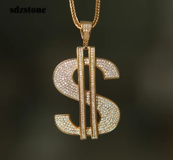 promotion Big pendant micro pave clear cubic zirconia cz Dollar pendant Gold color dollar men boy hip hop bling necklace jewelry
promotion Big pendant micro pave clear cubic zirconia cz Dollar pendant Gold color dollar men boy hip hop bling necklace jewelry