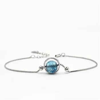 100% Nature Stone Blue Crystal Bead Bracelets & Bangles Real 925 Sterling Silver Bracelets For Women Fine Jewelry Party Flyleaf
100% Nature Stone Blue Crystal Bead Bracelets & Bangles Real 925 Sterling Silver Bracelets For Women Fine Jewelry Party Flyleaf