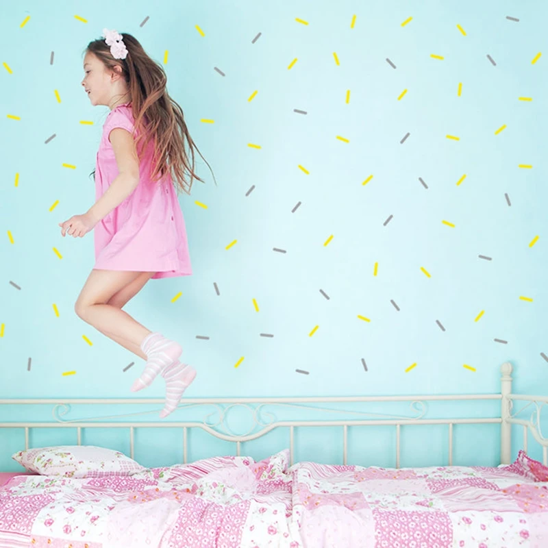 70 Sprinkles Wall Sticker / Mini Bar Decal Kids wall decoration / sprinkles decal / baby room / gift
70 Sprinkles Wall Sticker / Mini Bar Decal Kids wall decoration / sprinkles decal / baby room / gift