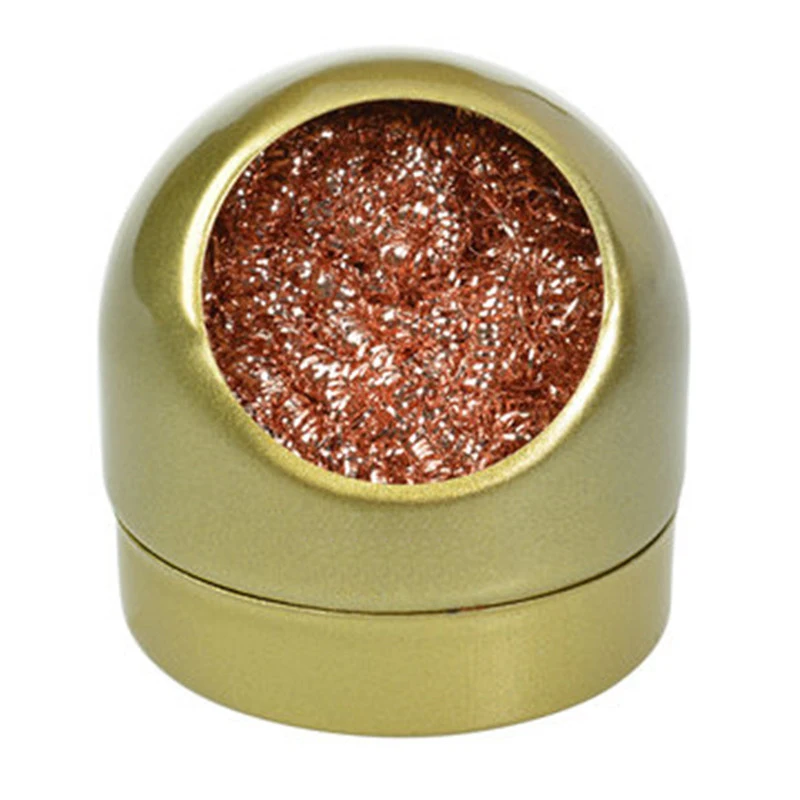 Gold Welding Soldering Solder Iron Tip Cleaner Gold Cleaning Wire with Stand 7cm x 6.9cm x 6.9cm
Gold Welding Soldering Solder Iron Tip Cleaner Gold Cleaning Wire with Stand 7cm x 6.9cm x 6.9cm