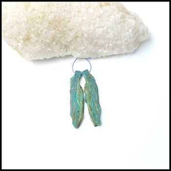 Natural Blue opal Semi-precious stones, Jewelry accessories fashion women Earrings,51x12x3mm,6.8g
Natural Blue opal Semi-precious stones, Jewelry accessories fashion women Earrings,51x12x3mm,6.8g