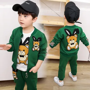 Children Clothing Boys Kids Clothes Fall Boutique Outfits Autumn Child Toddler T-shirt + Jacket + Pants 1 to 9 Years
Children Clothing Boys Kids Clothes Fall Boutique Outfits Autumn Child Toddler T-shirt + Jacket + Pants 1 to 9 Years
