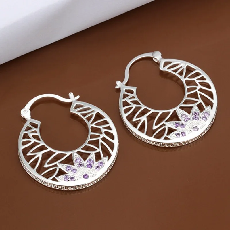summer style 925 sterling silver earrings 925-sterling-silver jewelry rhinestone man-made Crystal hoop Earrings for women SE415
summer style 925 sterling silver earrings 925-sterling-silver jewelry rhinestone man-made Crystal hoop Earrings for women SE415
