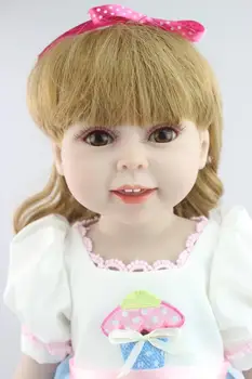 45 cm/18 Inch Reborn Girl Doll full vinyl body Bebes Reborn Baby Toys Girl princess Dolls for Kid's Gifts
45 cm/18 Inch Reborn Girl Doll full vinyl body Bebes Reborn Baby Toys Girl princess Dolls for Kid's Gifts