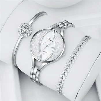 Women Casual Fashion Stainless Steel Band Analog Quartz Round Wrist Watch Watches Bracelet Crystal Gold Clock Relogio Feminino
Women Casual Fashion Stainless Steel Band Analog Quartz Round Wrist Watch Watches Bracelet Crystal Gold Clock Relogio Feminino