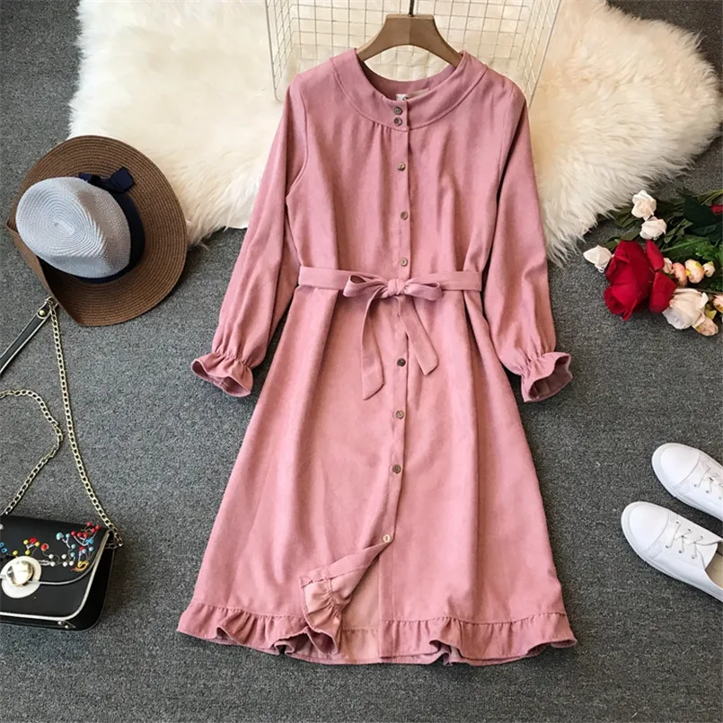 Ruffles Fashion 2019 Spring Autumn Bandage Midi Blouse Dress Party Vestidos Women Casual Elegant Dresses Tie Vestido de festa
Ruffles Fashion 2019 Spring Autumn Bandage Midi Blouse Dress Party Vestidos Women Casual Elegant Dresses Tie Vestido de festa