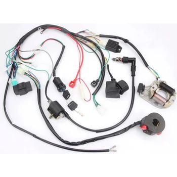 Full Electrics Wiring Harness Loom CDI Coil For 50 70 90 110 125CC ATV For Motorcycle ATV Starter Solenoid Relay Accessories
Full Electrics Wiring Harness Loom CDI Coil For 50 70 90 110 125CC ATV For Motorcycle ATV Starter Solenoid Relay Accessories