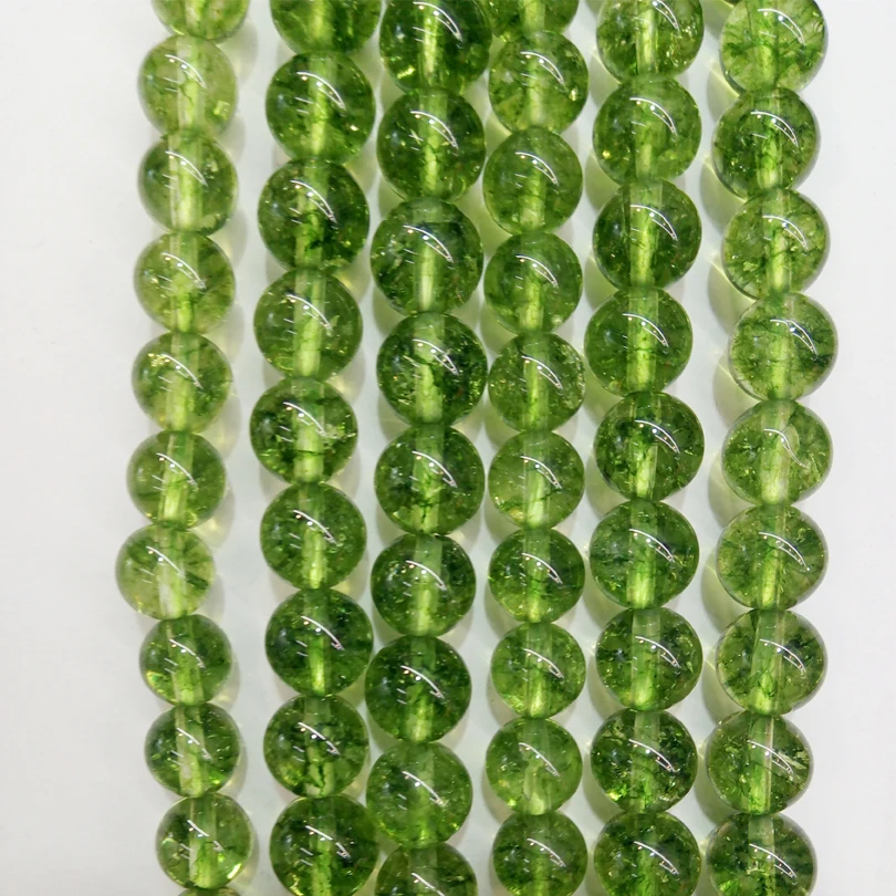 Wholesale Natural Peridot Quartz 6/8/10/12mm Round Gem Stone Beads for DIY Jewelry Making Design Natural Stone Craft Material
Wholesale Natural Peridot Quartz 6/8/10/12mm Round Gem Stone Beads for DIY Jewelry Making Design Natural Stone Craft Material