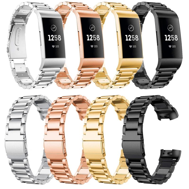 Stainless Steel Bracelet Strap for Fitbit Charge 3 Band Smart Wristbands Wrist Metal for Fit bit Correa Wriststrap Accessories
Stainless Steel Bracelet Strap for Fitbit Charge 3 Band Smart Wristbands Wrist Metal for Fit bit Correa Wriststrap Accessories